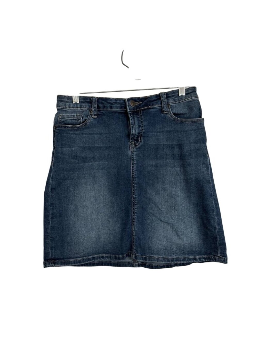 Westport 62 Womens Blue Denim Jean Skirt Size 6 Classic Summer Stretchy/Comfy - Picture 2 of 9